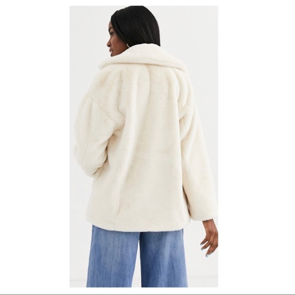 FREE PEOPLE BOHO TEDDY COAT FAUX FUR JACKET A2C - Picture 2 of 15